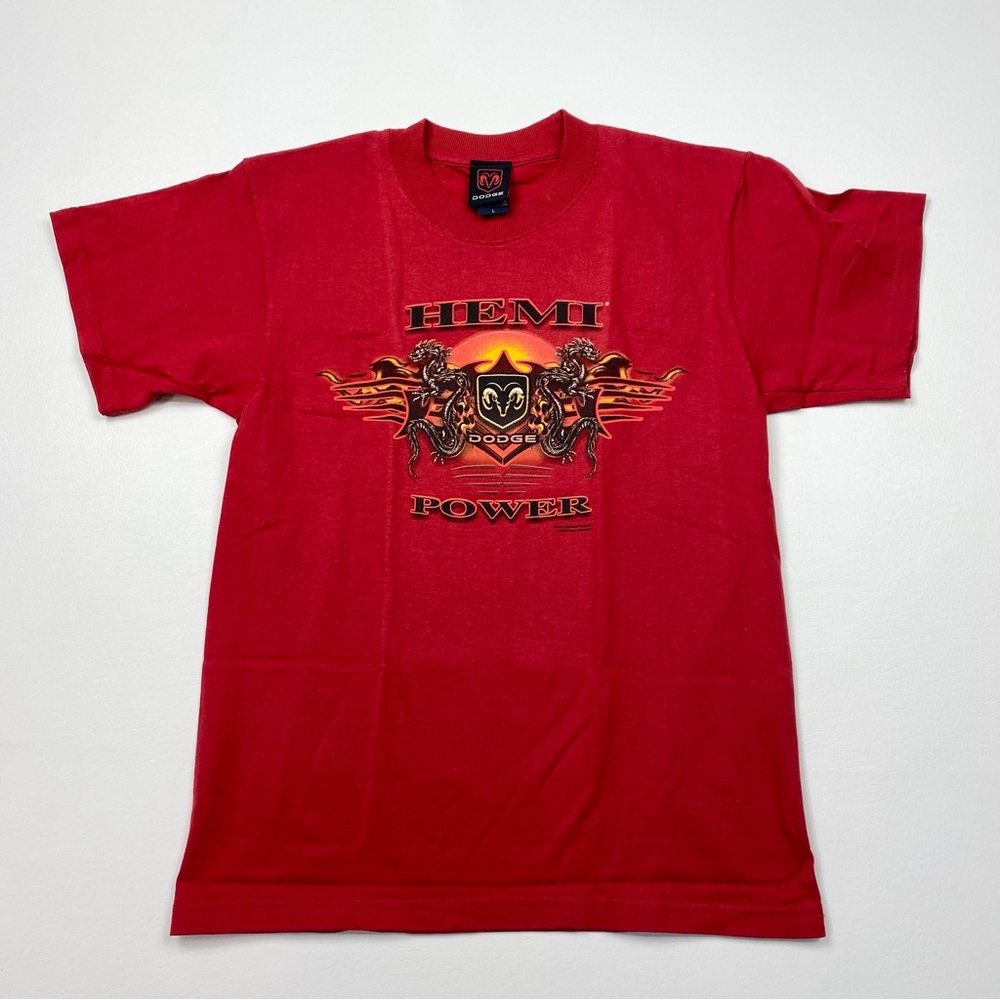 Boy’s/Kid’s VTG Dodge Hemi Power Short Sleeve T-Shirt Size Large